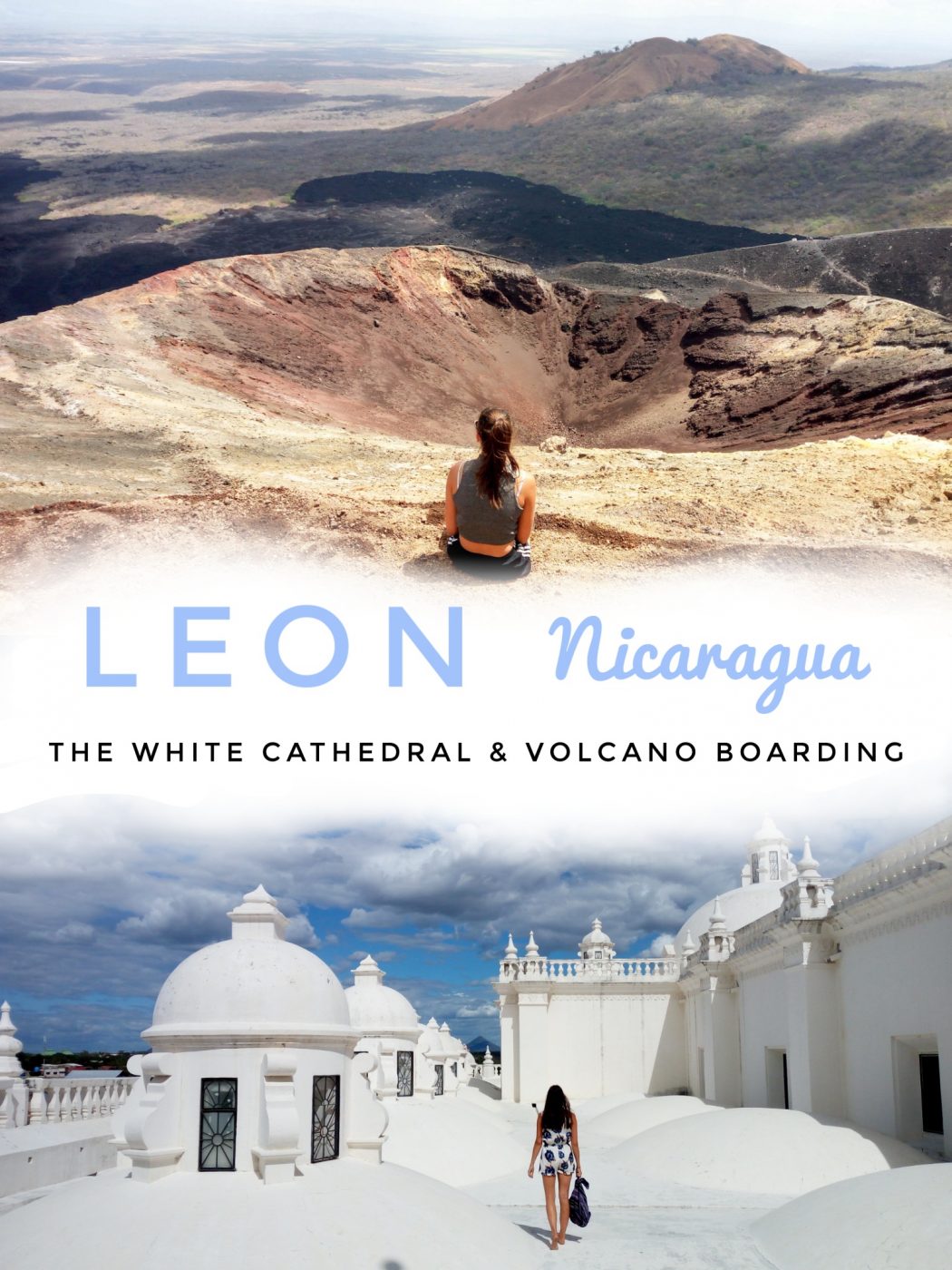Two things not to miss out on in Leon, walk on top of a white cathedral and slide down the nearby volcano. Both, in one day if you want to. 