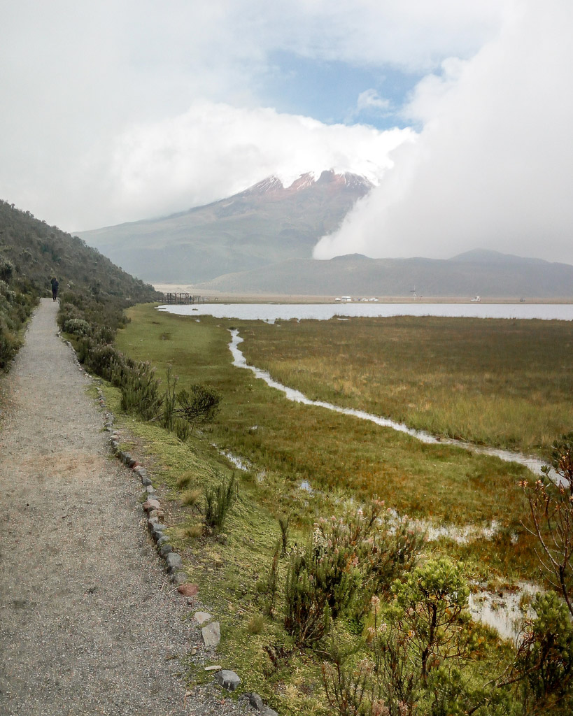 Hiking Volcano Cotopaxi Ecuador Quito Limpiopungo lagoon